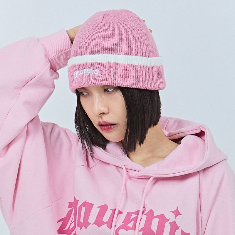 DAUSPICE(DUC)（ダウスピス）の「Jacquard Beanie Pink（Hats）」