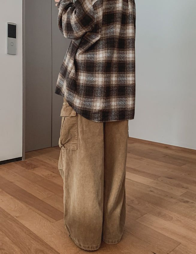 Fog Corduroy Pig Cargo Pants