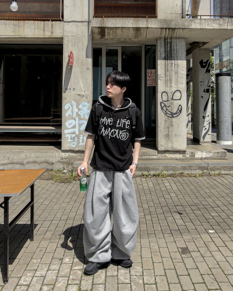 Roven Pintuck Curved Sweat Pants