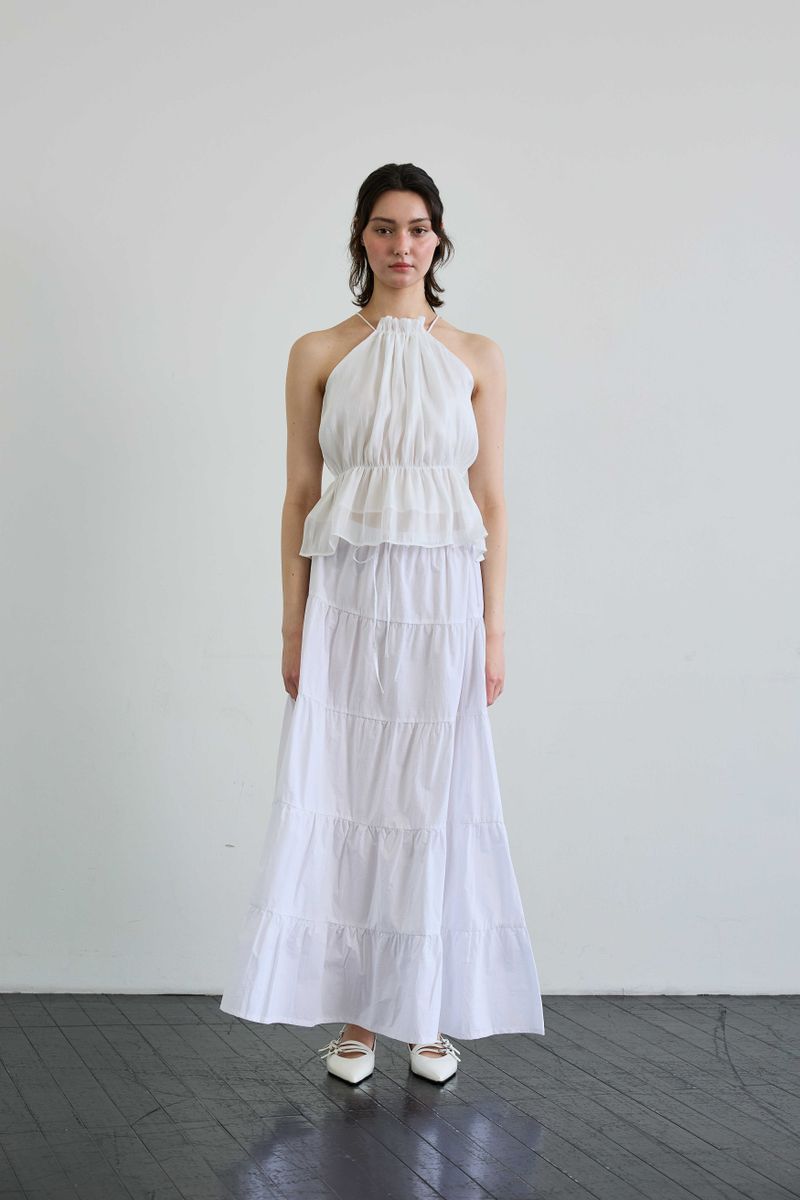 ARIKIM（アリキム）の「PEARL HALTERNECK TOP / WHITE（Tops）」
