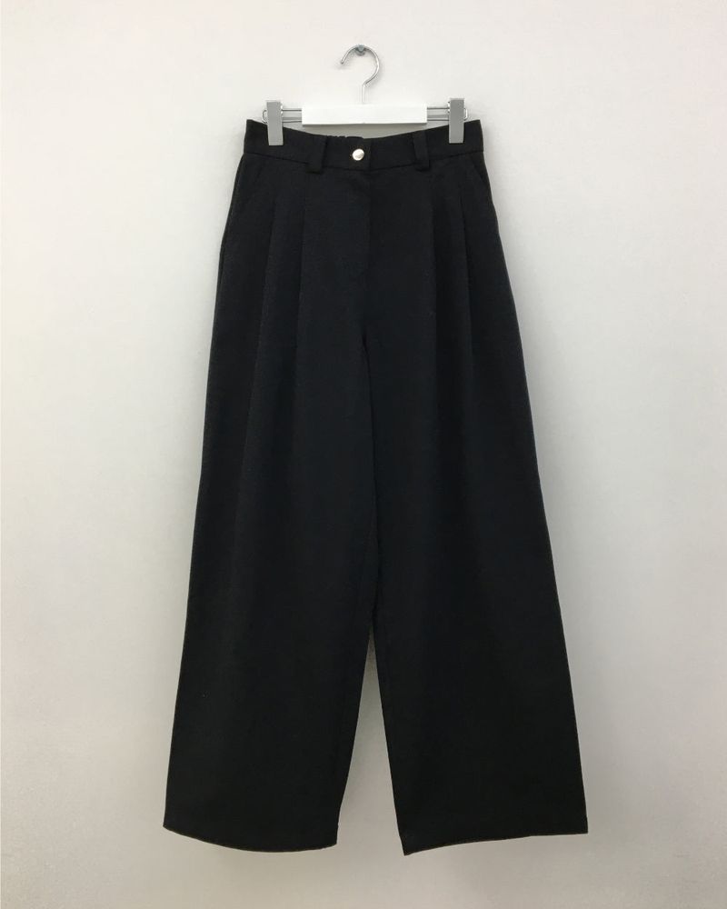 Lo-fi two-tuck slacks (3color)
