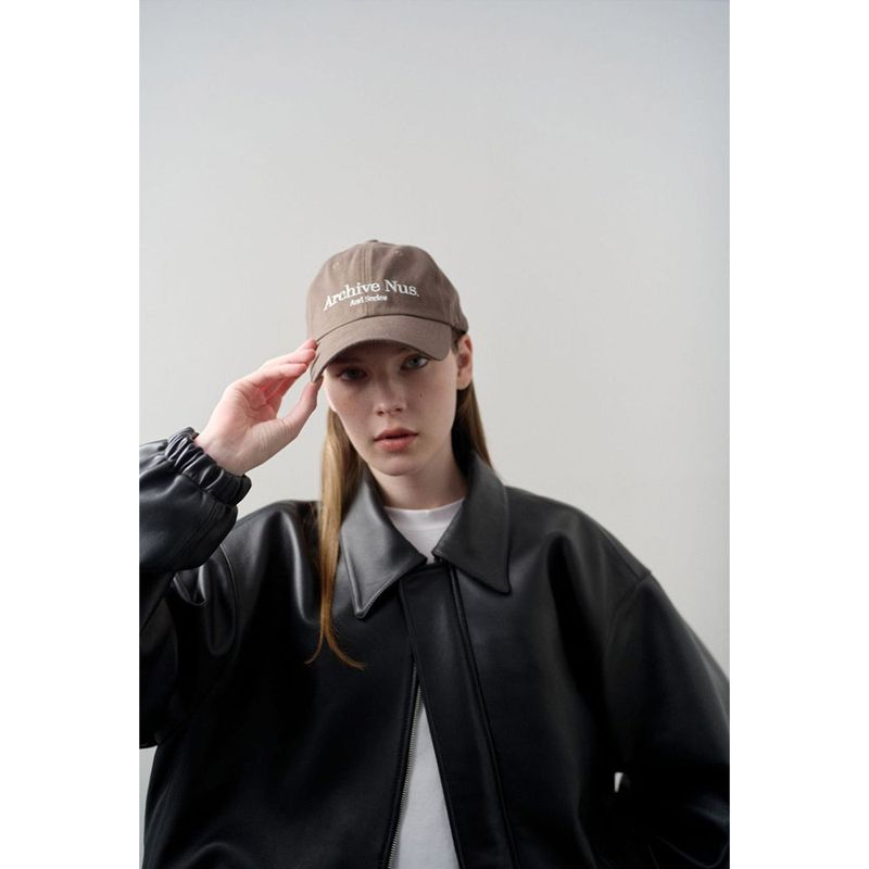 Nus. arch ball cap (Black)