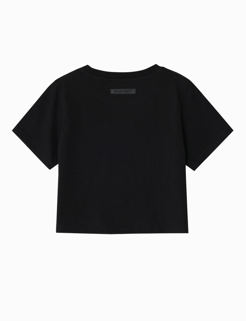 MCT W03 Black concept Crop T-shirts