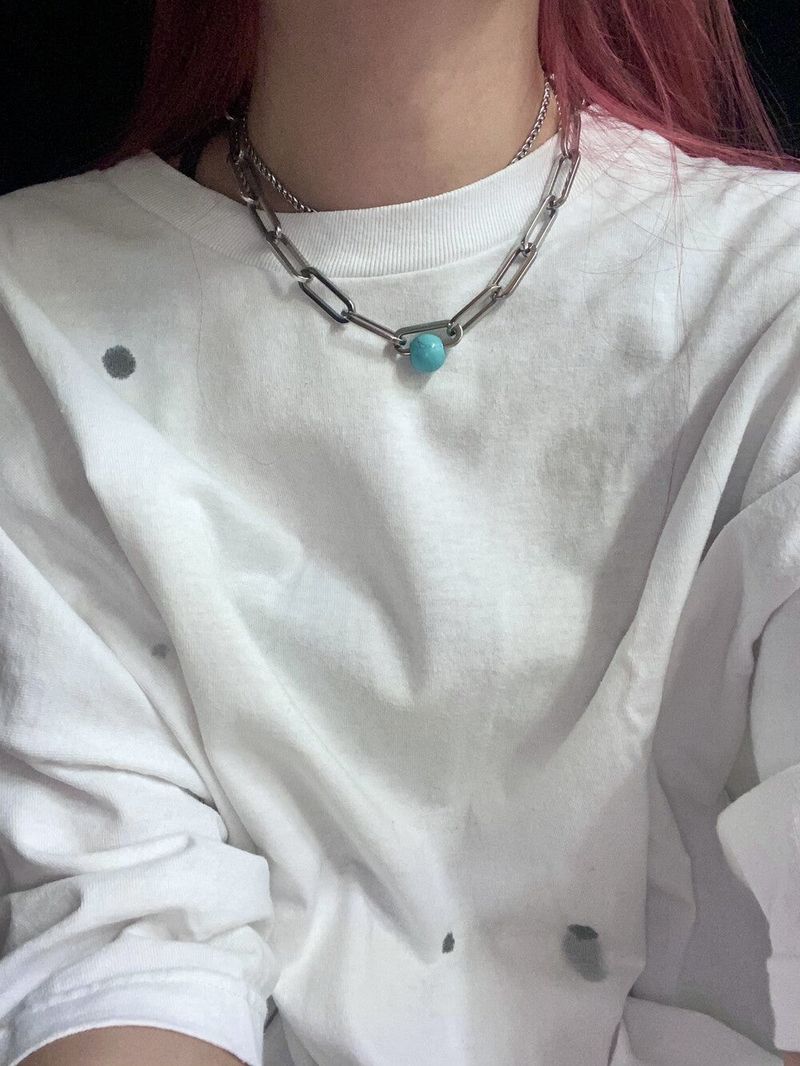 hard gemstone necklace