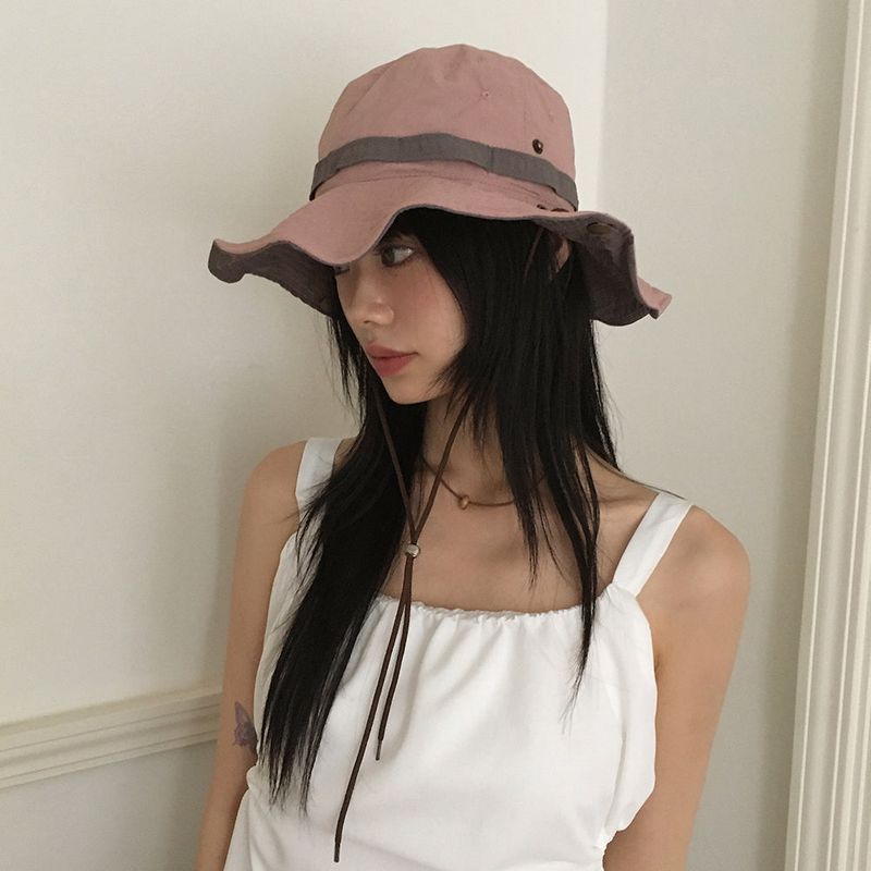 Neckie Colored Nylon Safari Bucket Hat