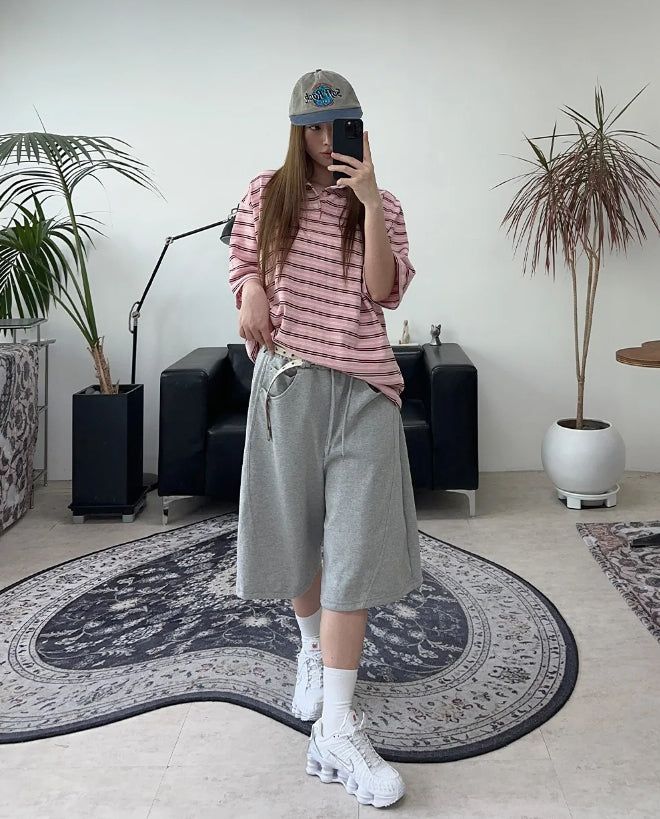 Medi Curve Sweat Bermuda Pants