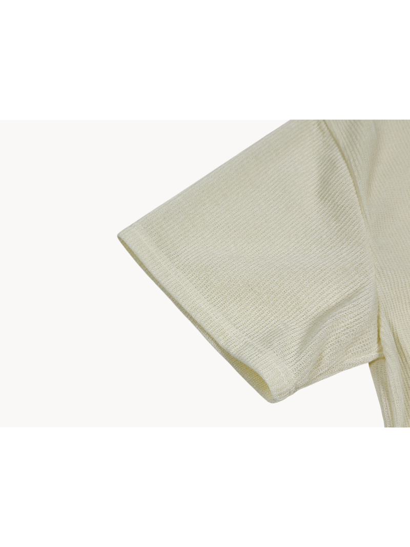 Enough Knit Short-Sleeve Tee (4 Colors)