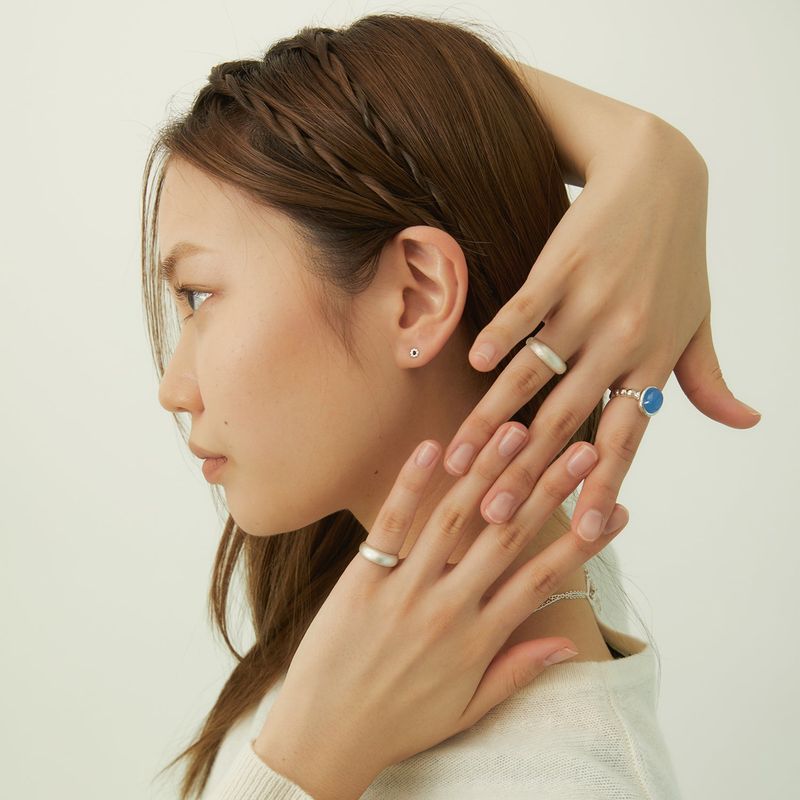 FILLOW(フィロー)の「medium bold pot ring matt texture.(Accessories)」
