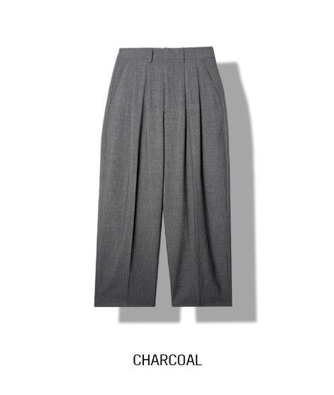 Dainel Two-Tuck Wide Slacks
