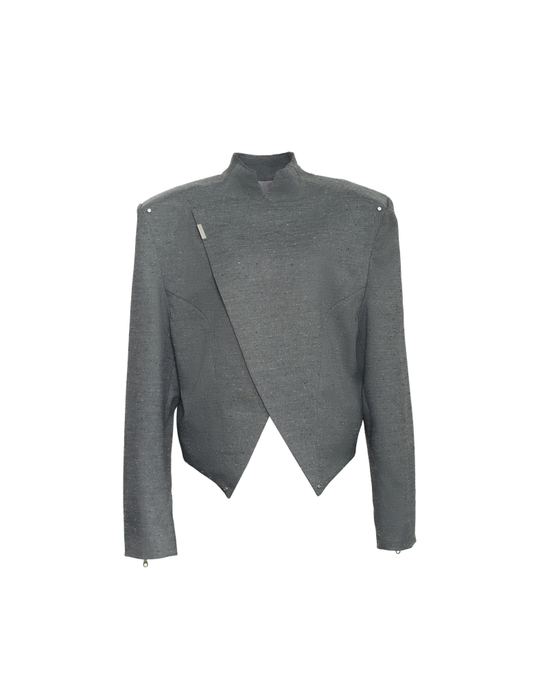 ANGULAR BOXY BESKAP - GRAY