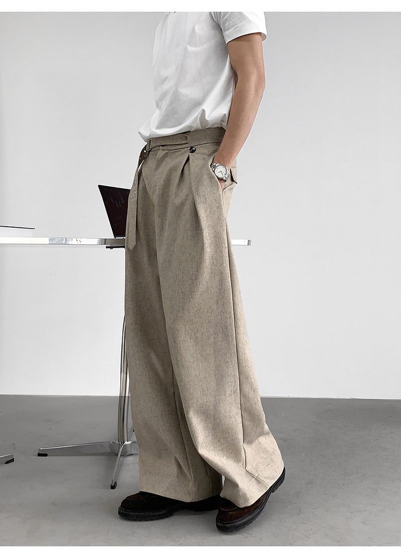 Alden Belted Wide Trousers