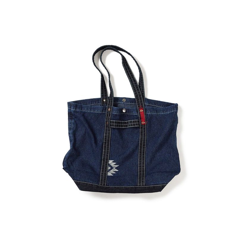 karactor（カラクター）の「Vintage denim tote bag / Canvas indigo（Bags）」