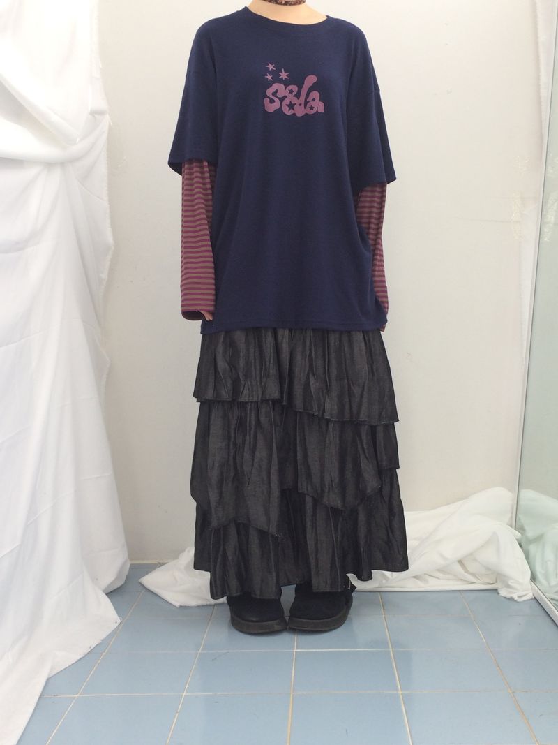 Two-tone fleece striped sleeve
