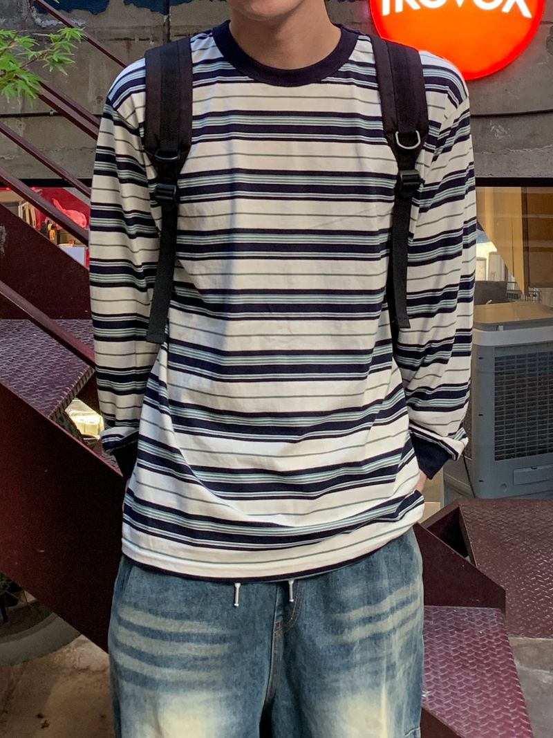 Mari stripe long sleeve