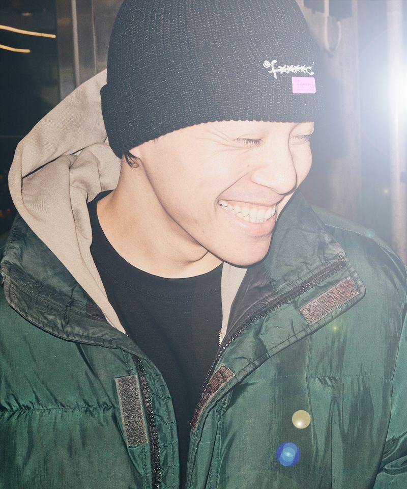 F****D SIGN BEANIE NORMAL BLACK