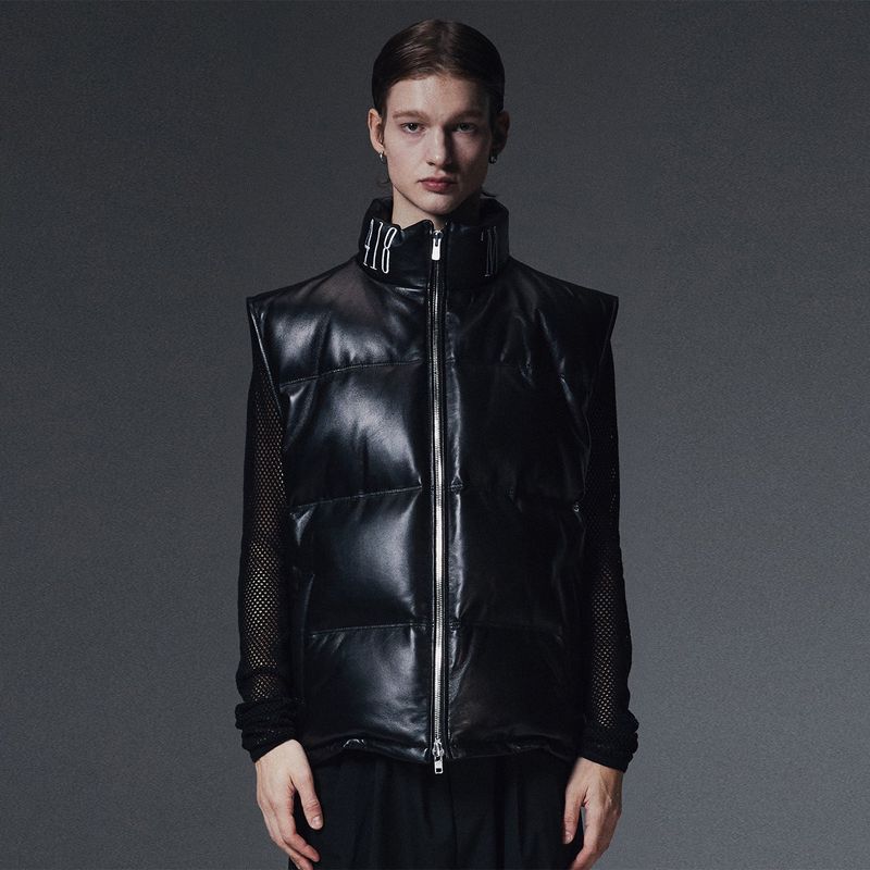 LMN3011（エルエムエヌ3011）の「BOLDEST GOOSE PADDED VEST-BLACK（Jackets/Outerwear）」