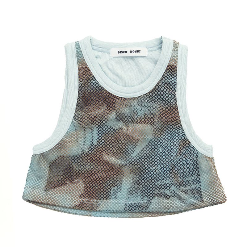 graphic mesh sleeveless croptop_skyblue