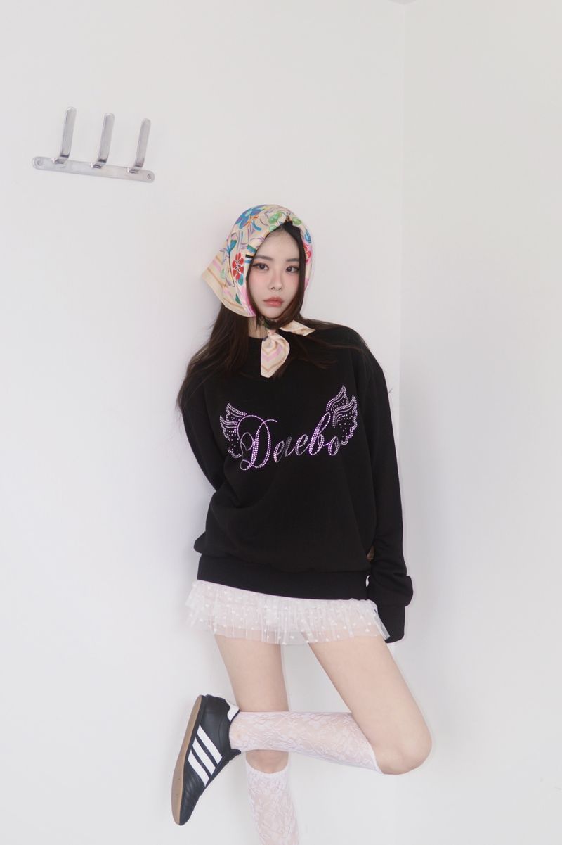 heart frill cancan mini skirt