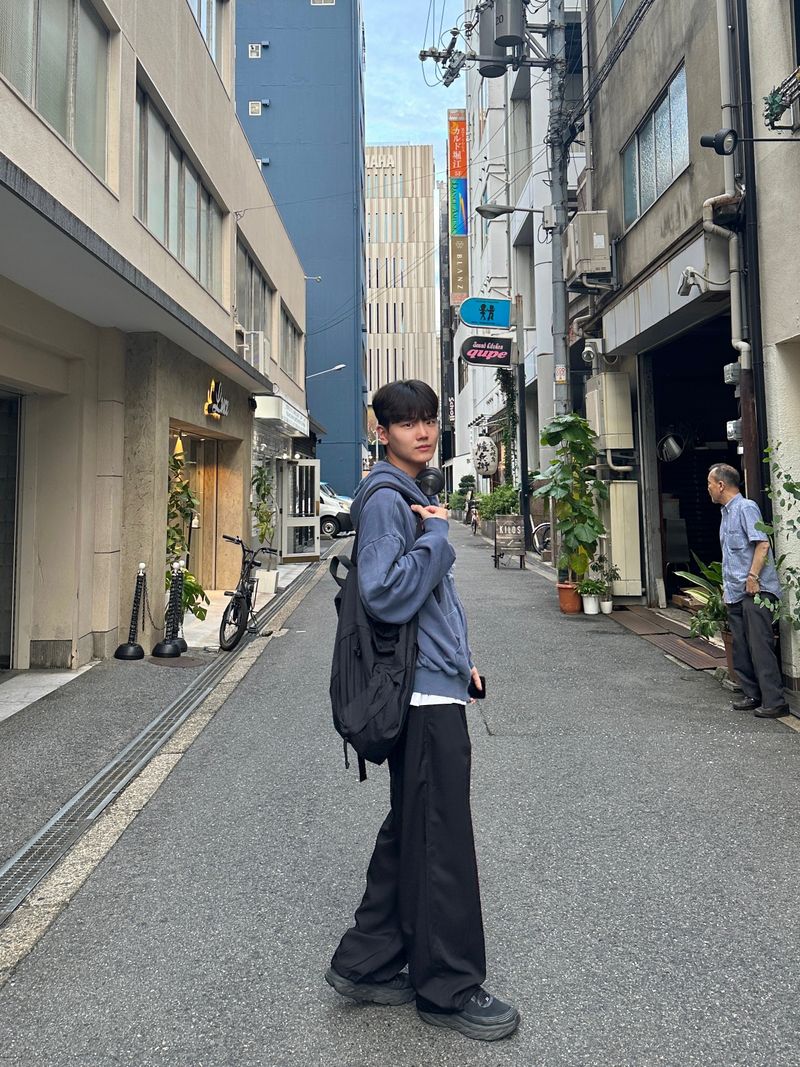 City nylon backpack