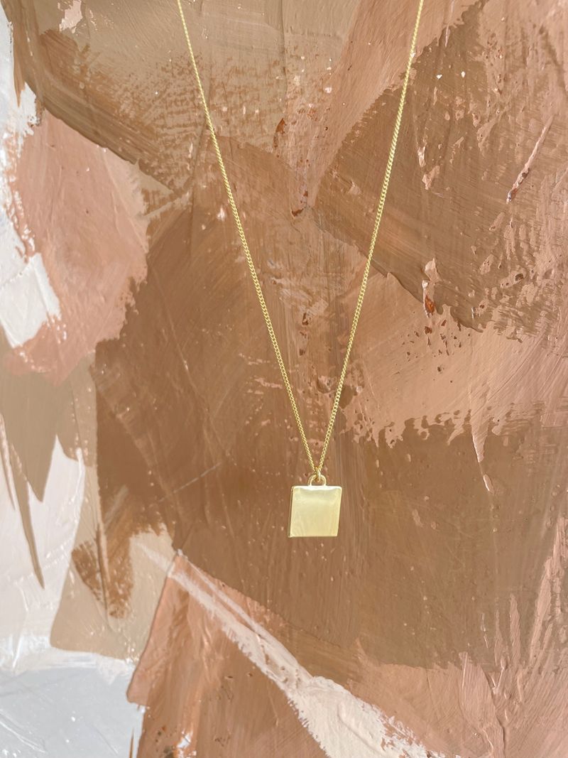 Kiko Square Rose Necklace