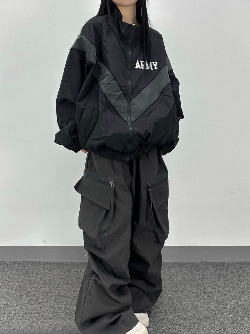 zipper point work pants