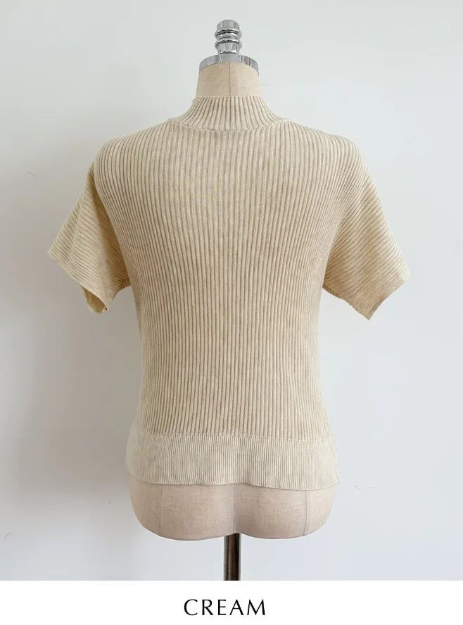 Landy Two-Way Ribbon Tie Ribbed Knit