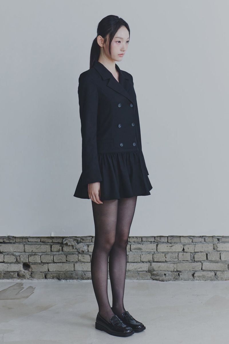 LIORA JACKET DRESS black