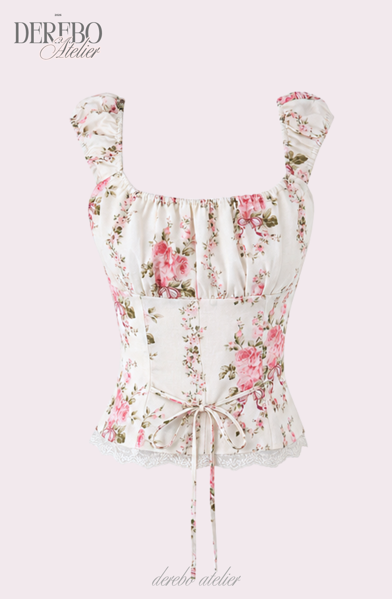 Flora Lace Bustier Blouse