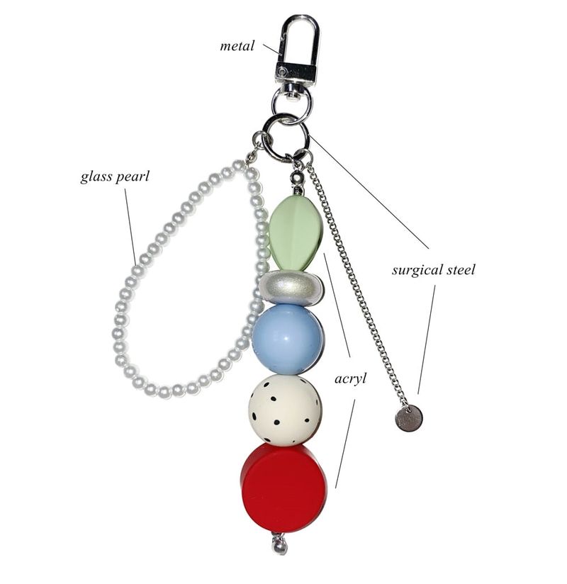 color block keyring 01