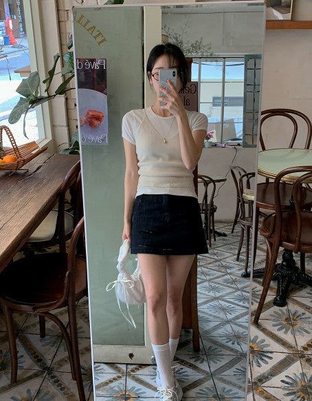 See-through Daily Rib Socks (8color)