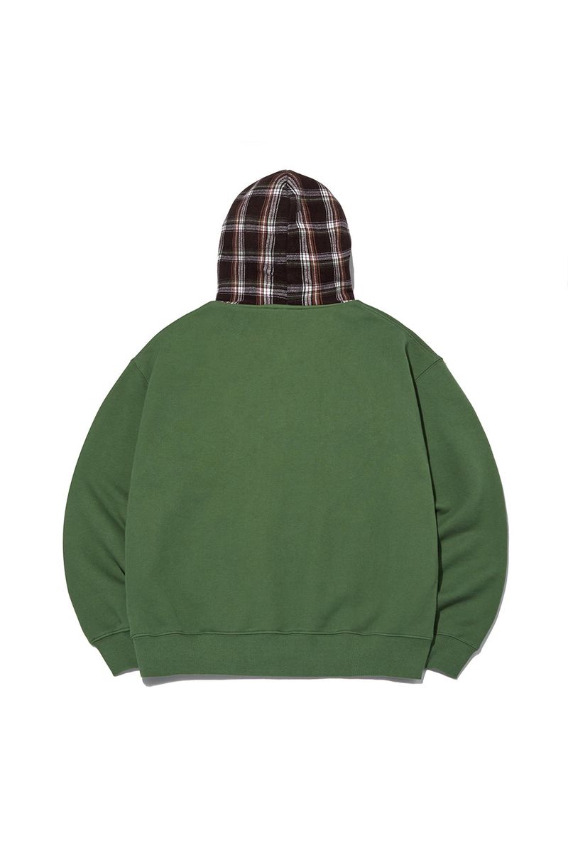 T.D BEAR Wappen Hoodie_Olive