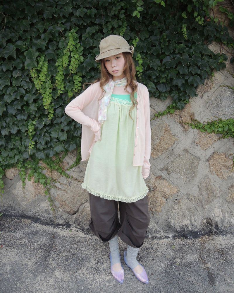 BUBBLE ROLL-UP BERMUDA PANTS