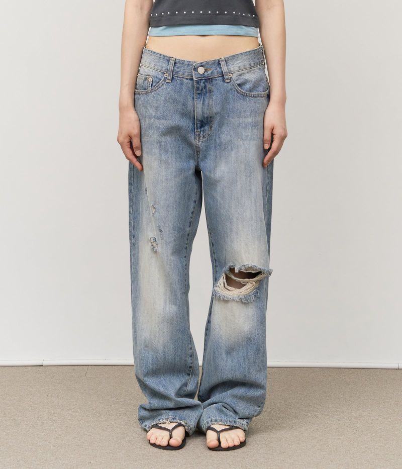 HIFIFNK(ハイファイファンク)の「Y Destroyed Denim(Pants)」