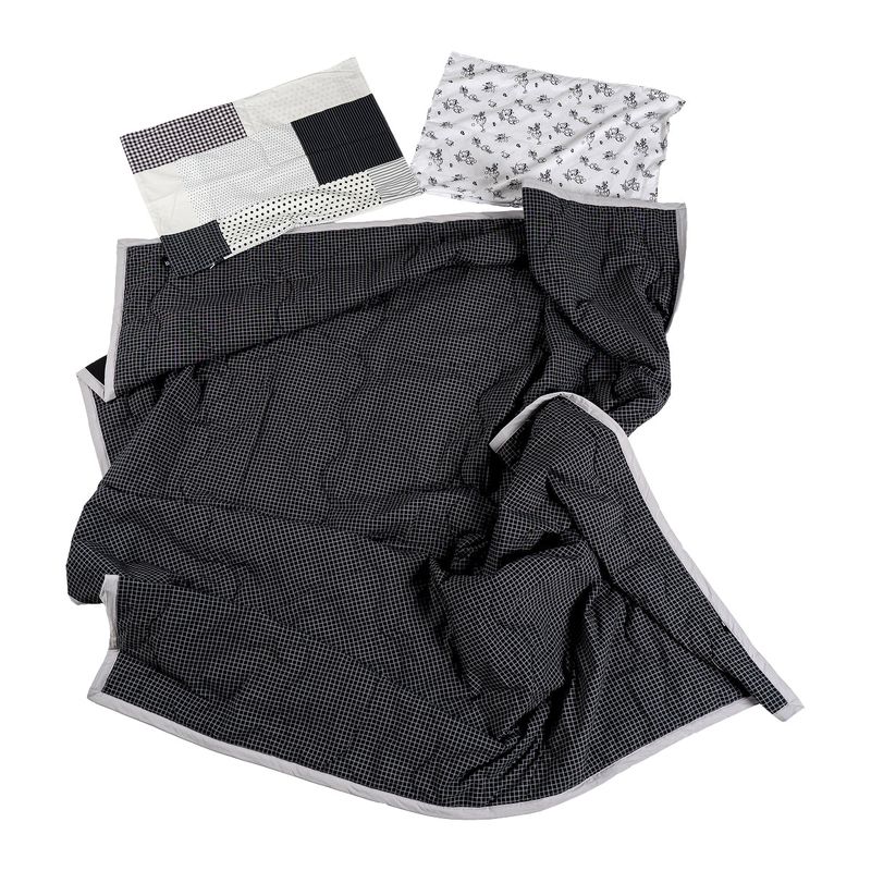 dormor（ドルモル）の「ボーダーラインパターンリバーシブルサマーコンフォーター - Black Double Check - Q size（インテリア）」