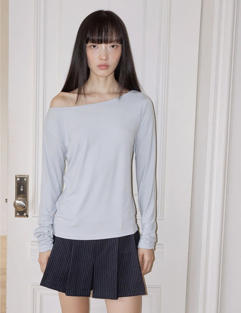 UGLYSHADOW（アグリーシャドウ）の「BOAT BASIC TEE(BLUE)（Tops）」