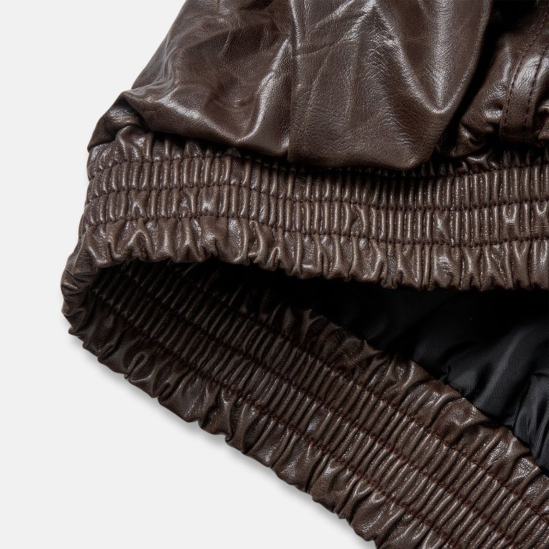 Chelo Wrinkled Leather Jacket (2color)