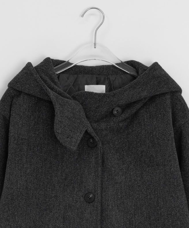Manmas 2oz Hood High Neck Half Coat