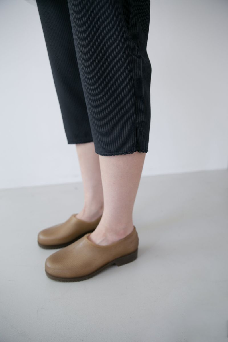 stripe low-waist capri pants(2colors)