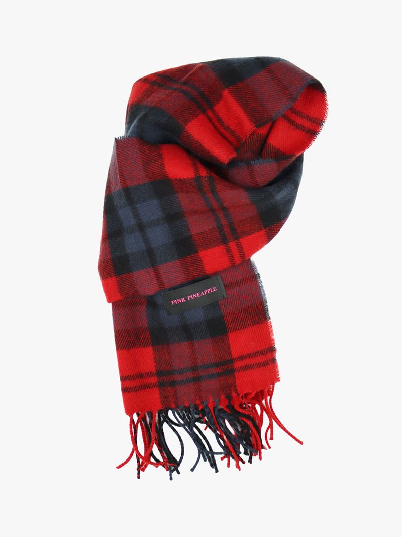CLASSIC WOOL CHECK MUFFLER