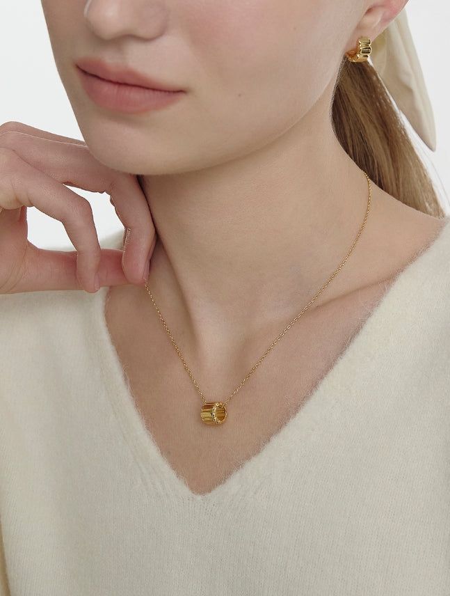 26SS★ Iceblock Silver Necklace