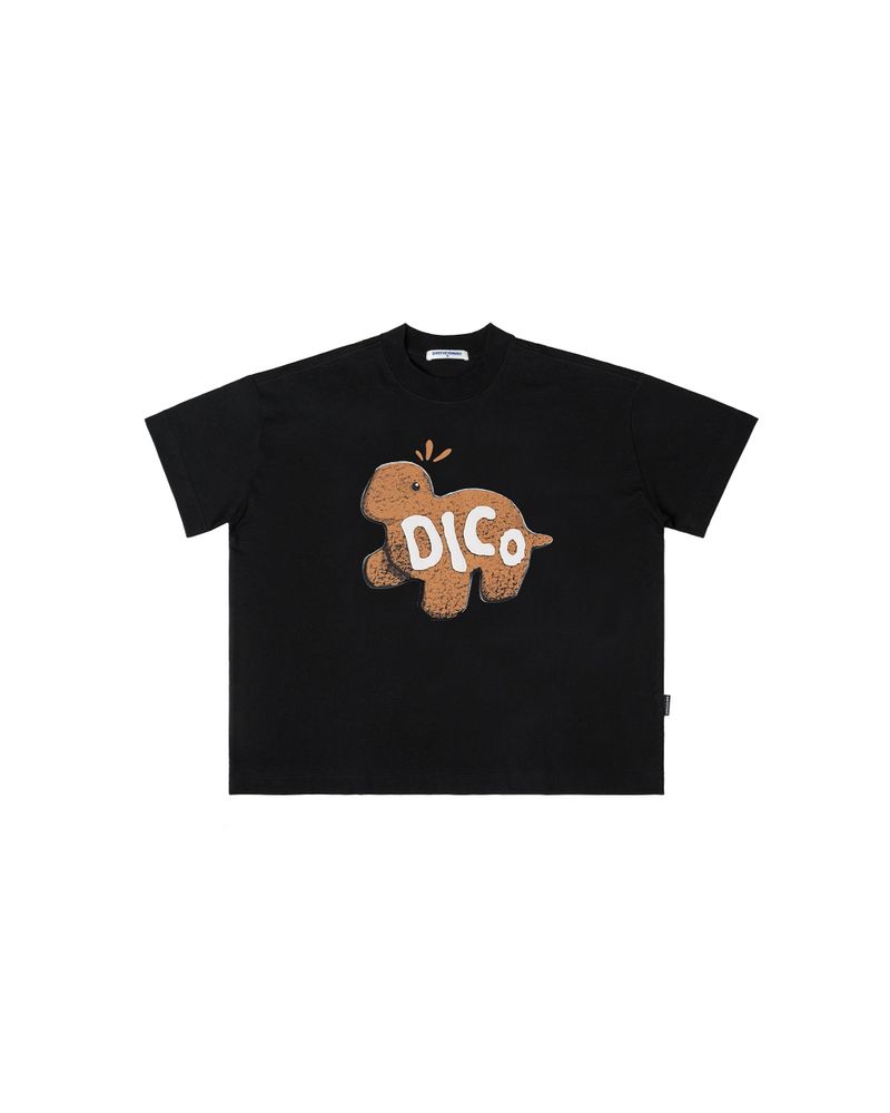 DirtyCoins（ダーティーコインズ）の「Dico Lil Dino リラックスボクシーTシャツ ブラック（トップス）」