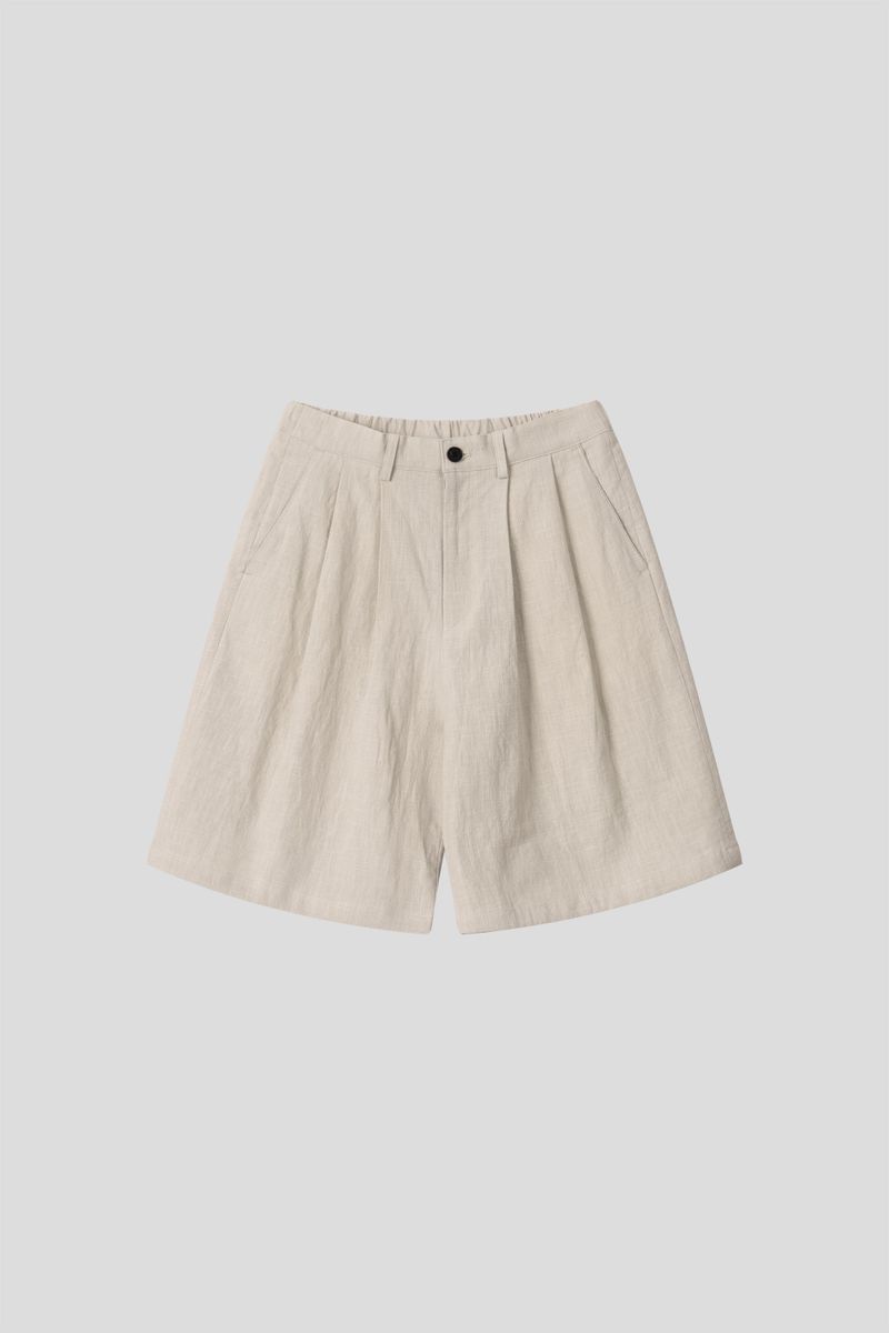 Cool Linen Bermuda Wide Shorts 4COLOR