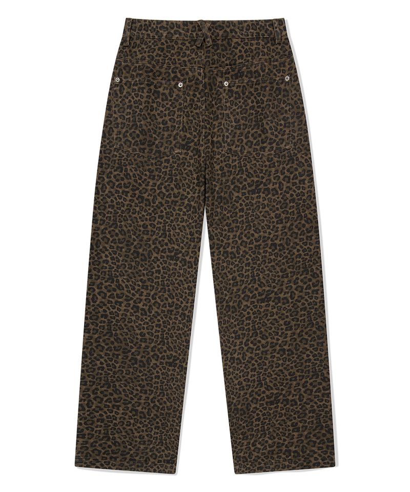CURVED LEOPARD PANT