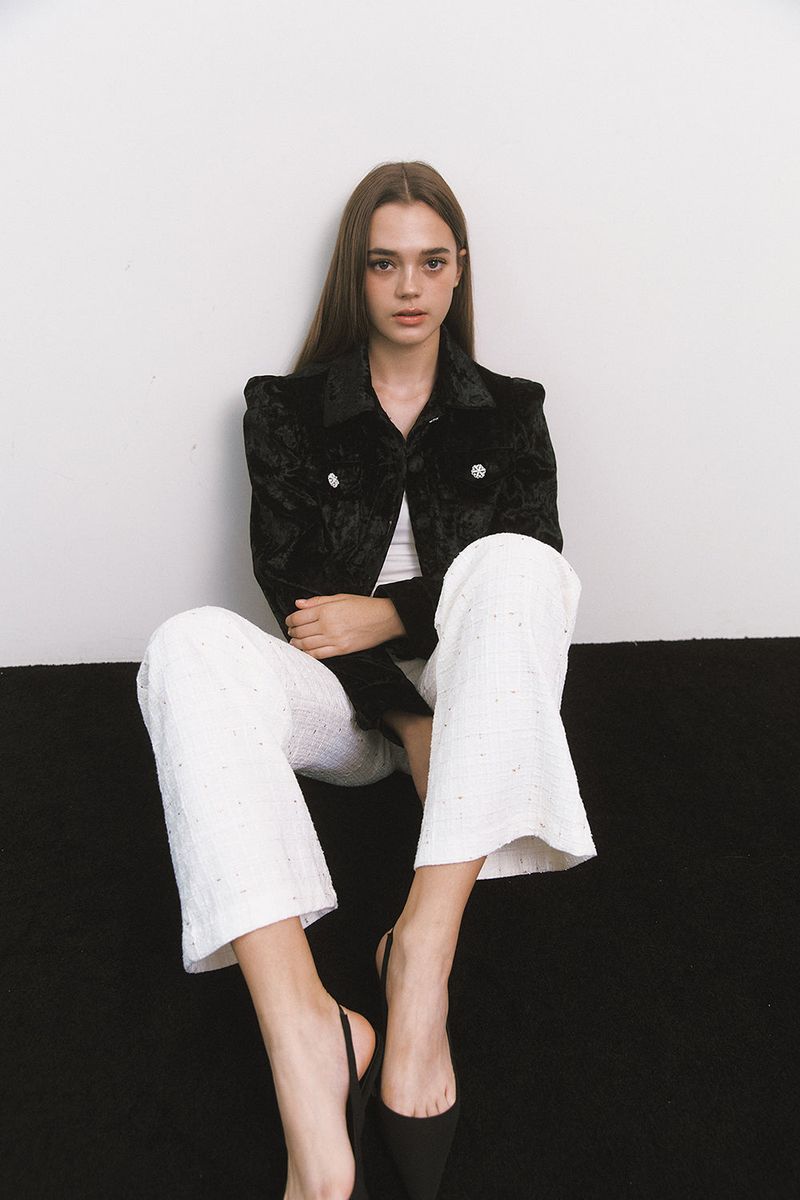 Velvet Jacket Black