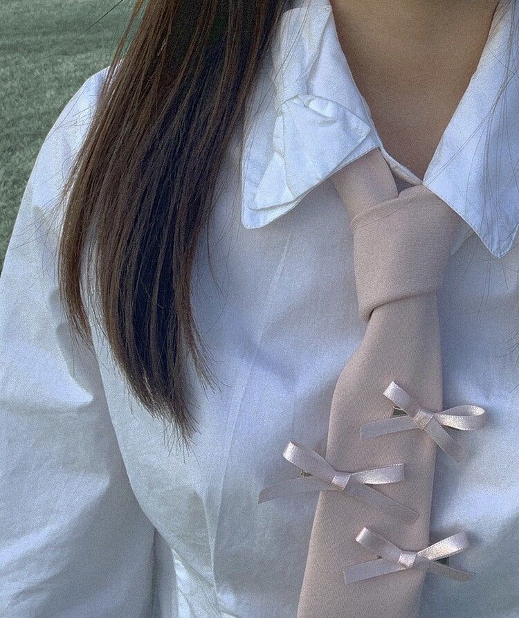 adorntie（アドオンタイ）の「Adorn Ribbon Tie (Pink)（Fashion Accessories）」