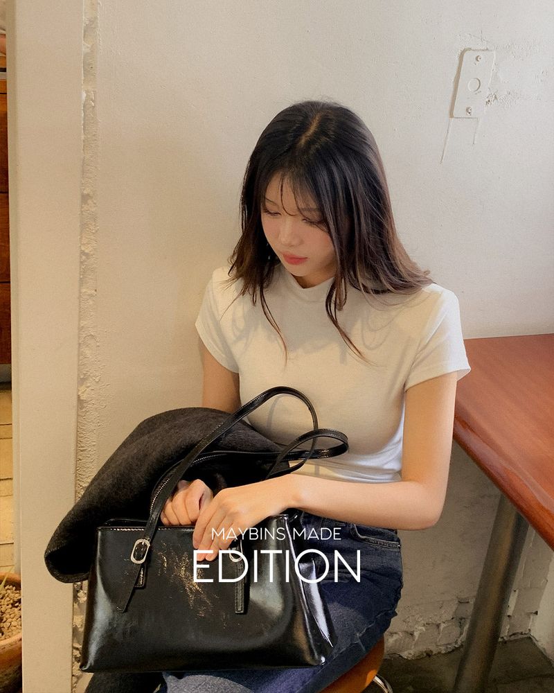 [MADE] Royel Half-Neck Padded T-Shirt