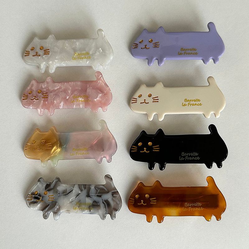 Cute cat hair pin (8color)