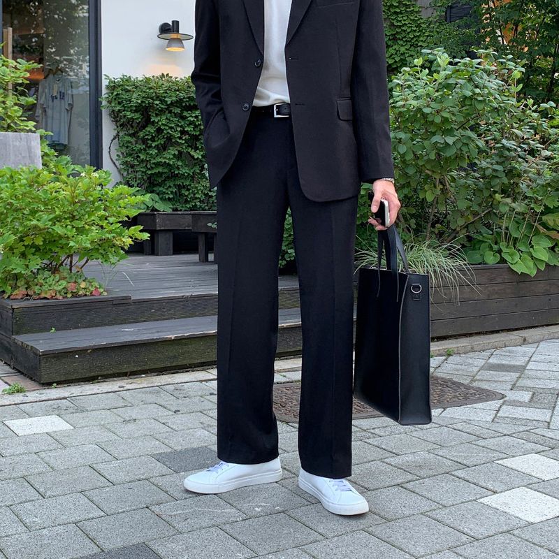 LMN Ronnie Essential Semi-Wide Slacks (4 colors)