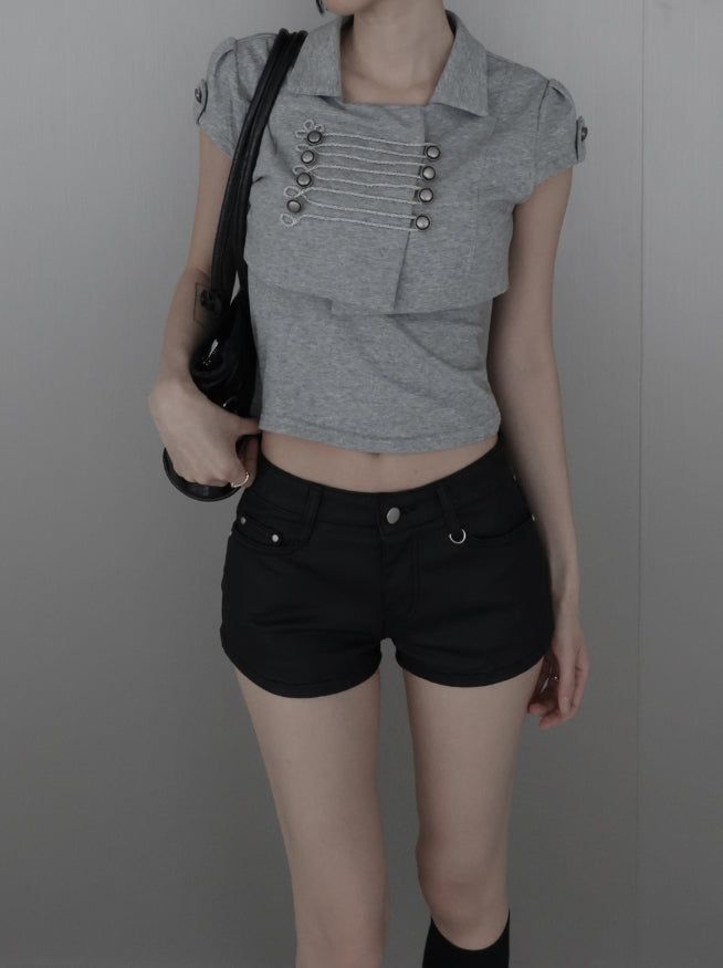 mnem（ムネム）の「Napoleon Sleeveless Bolero Two-Piece Cardigan（Tops）」