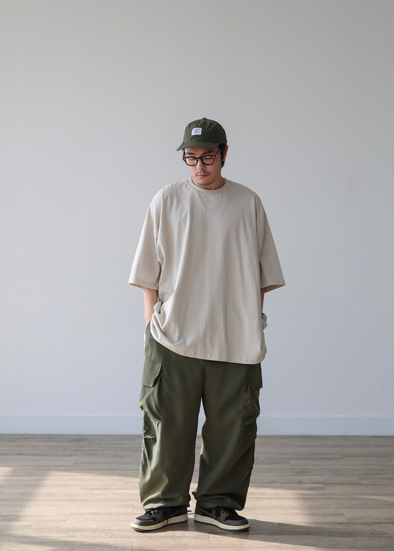 THIN WIDE CARGO PANTS